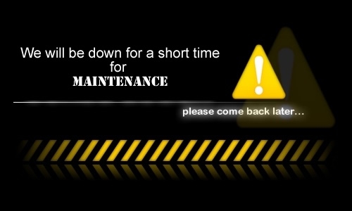 site under maintenance
